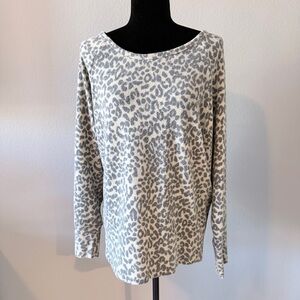 Enti Leopard Print Women's Top Size Small